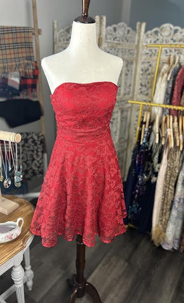 Red Lace Dress