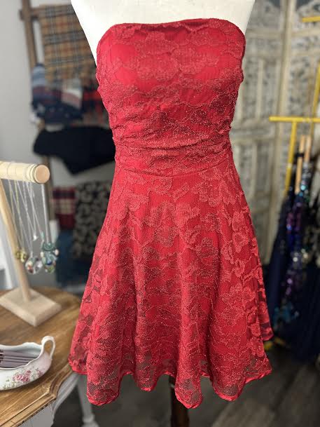 Red Lace Dress