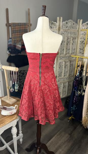 Red Lace Dress