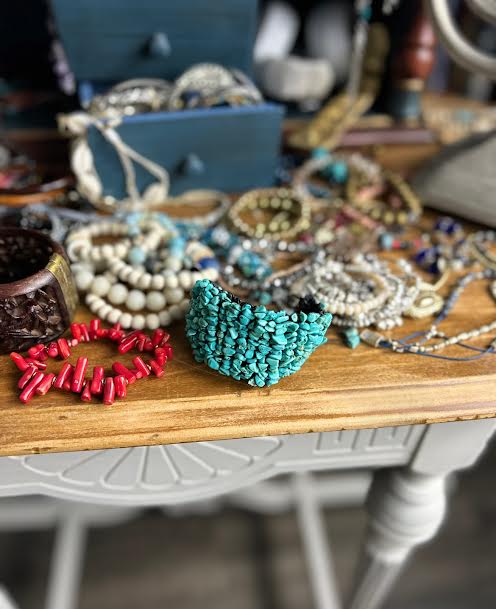 Turquoise Bead Bracelet